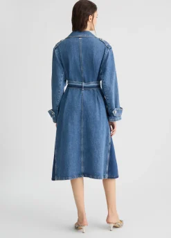 Trench in denim