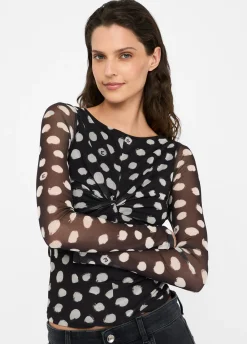 T-shirt a pois