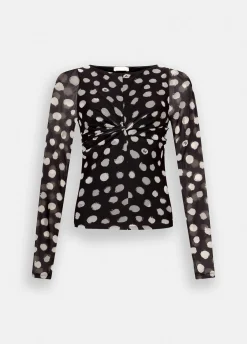 T-shirt a pois