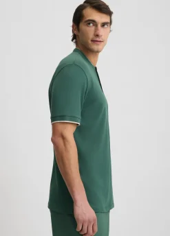 T-shirt con bottoni