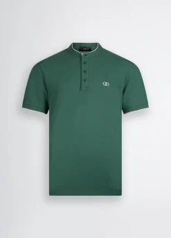 T-shirt con bottoni