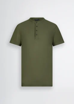 T-shirt con bottoni