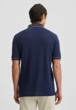 T-shirt con colletto cubano