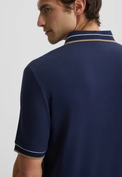 T-shirt con colletto cubano
