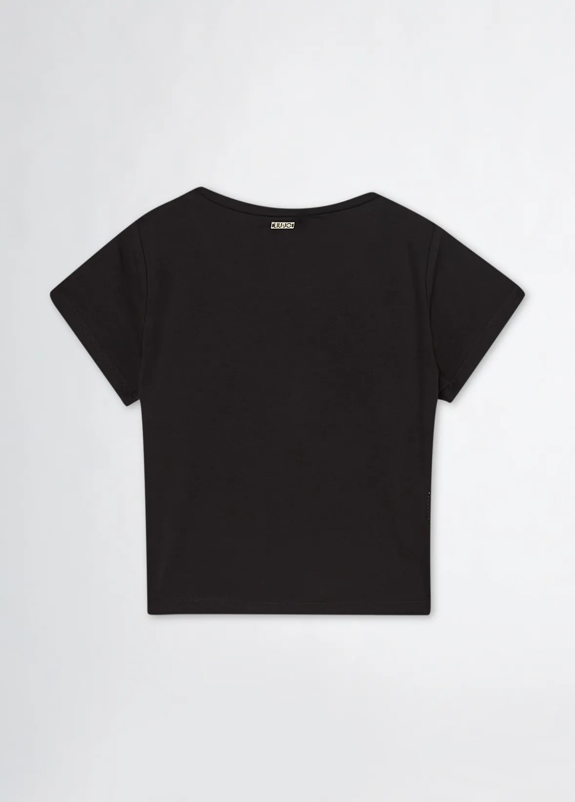 T-shirt con cuore in tulle