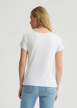 T-shirt con cut-out