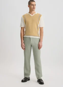 T-shirt con dettaglio in maglia