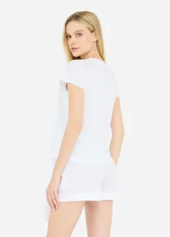 T-shirt con fiocco