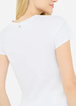 T-shirt con fiocco