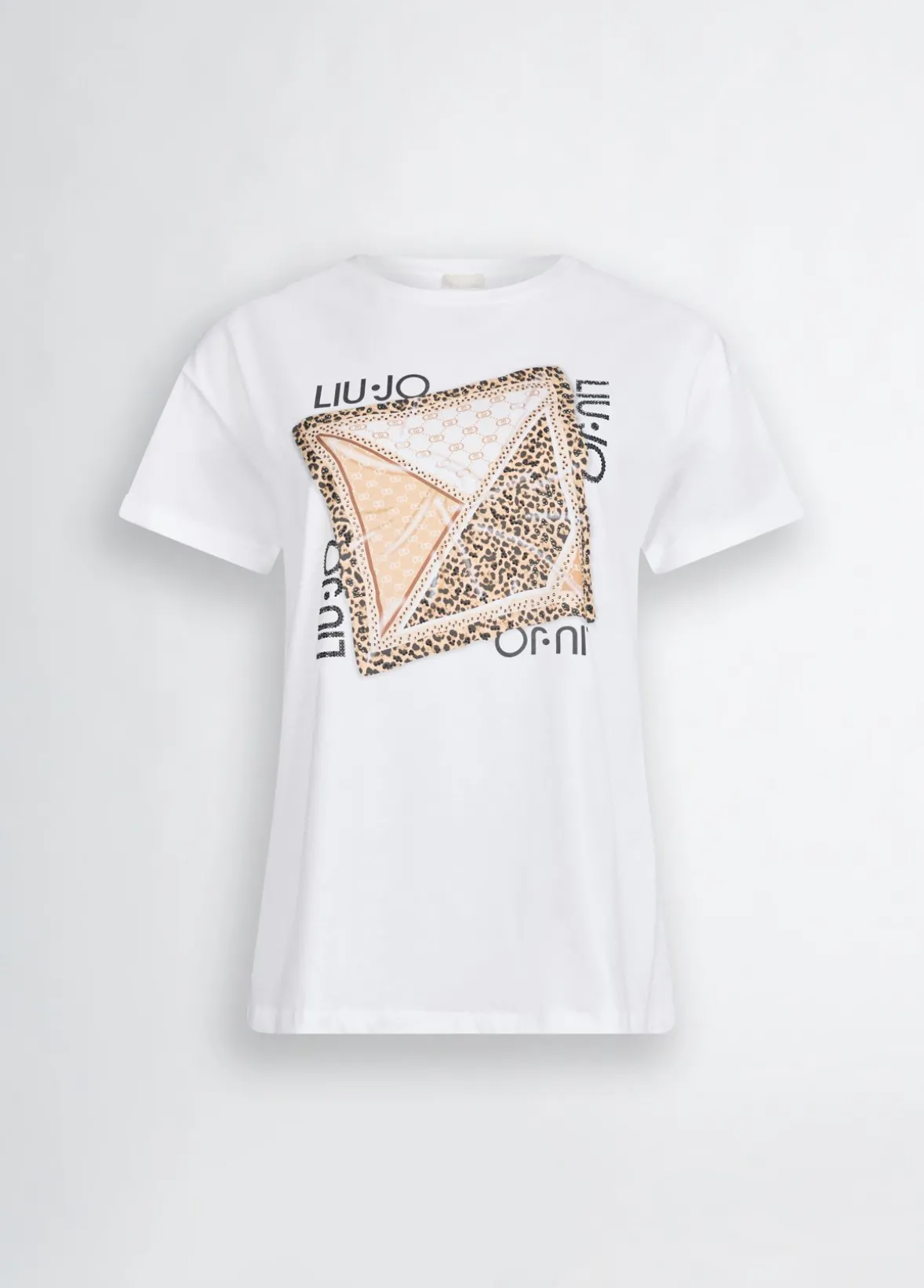 T-shirt con foulard