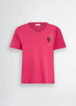 T-shirt con fragola