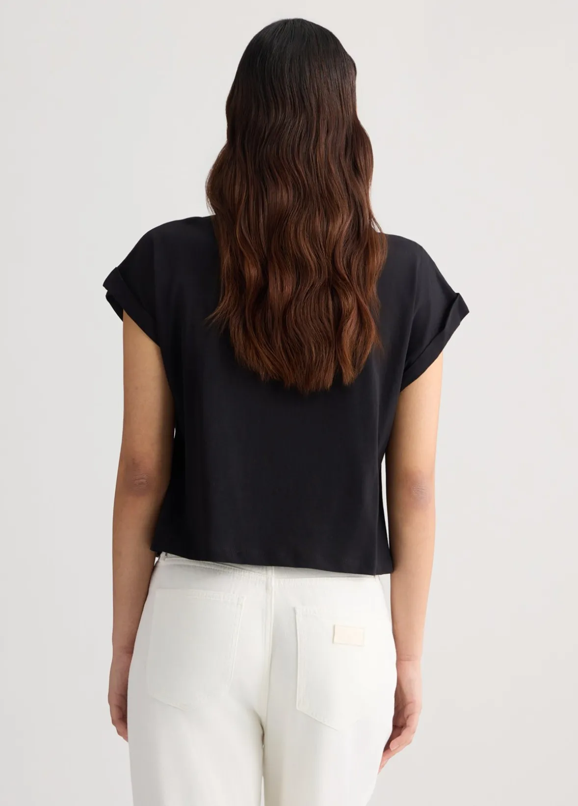 T-shirt con logo e strass