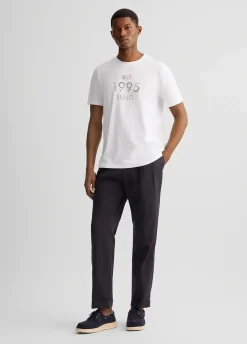 T-shirt con logo stampato