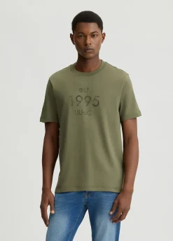 T-shirt con logo stampato