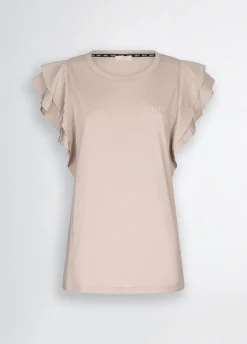 T-shirt con rouches