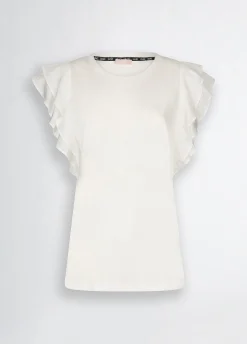T-shirt con rouches