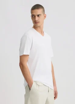 T-shirt con scollo a V