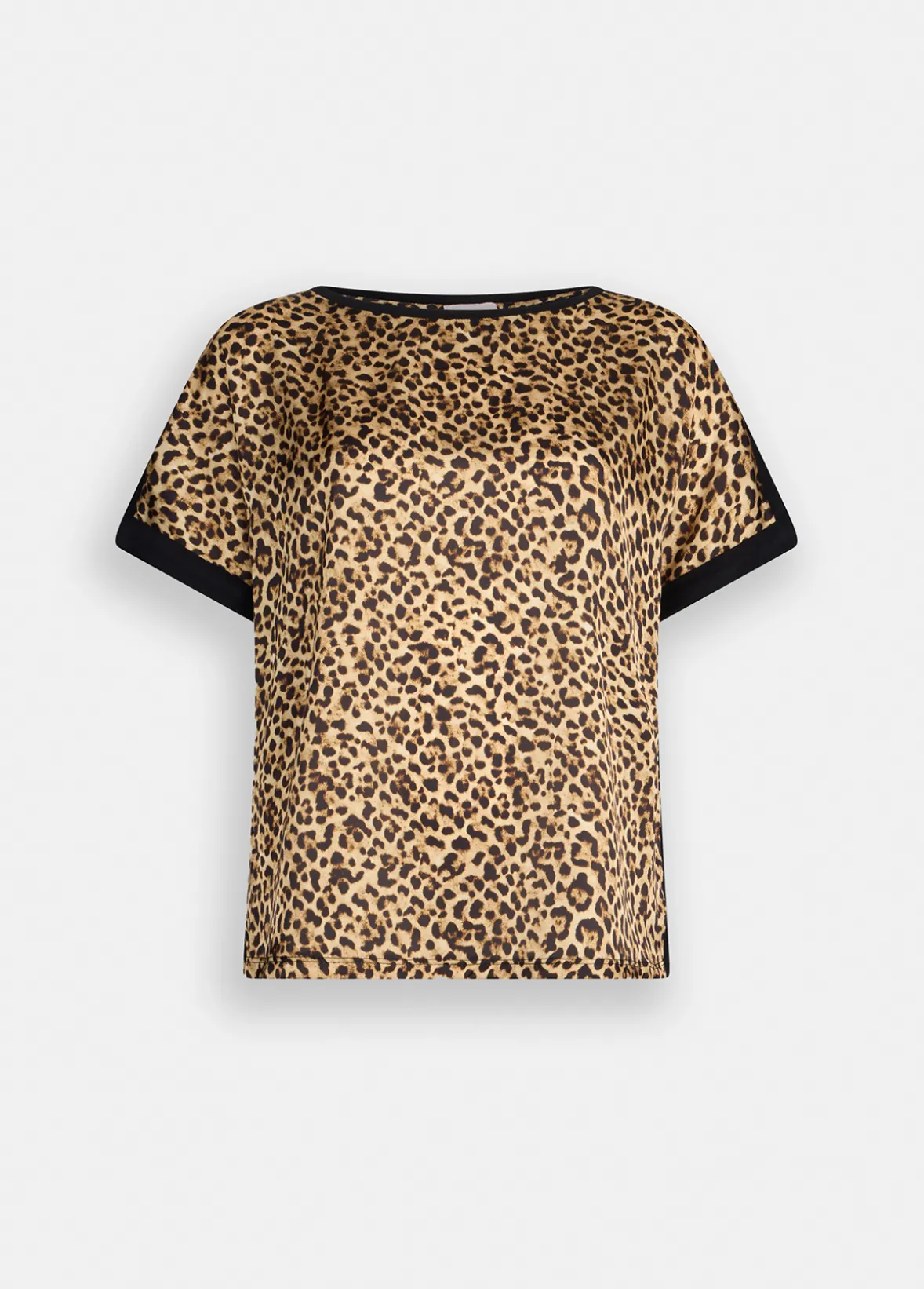 T-shirt con stampa animalier