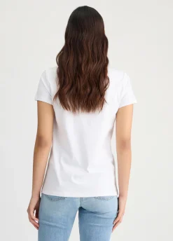 T-shirt con stampa floreale