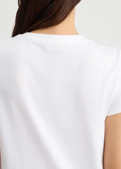 T-shirt con stampa floreale