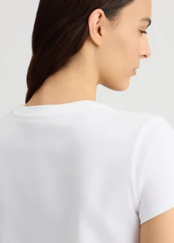 T-shirt con stampa floreale