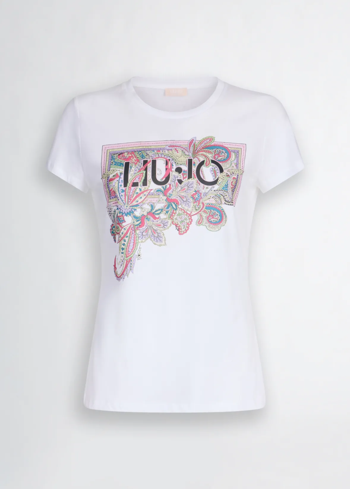 T-shirt con stampa floreale