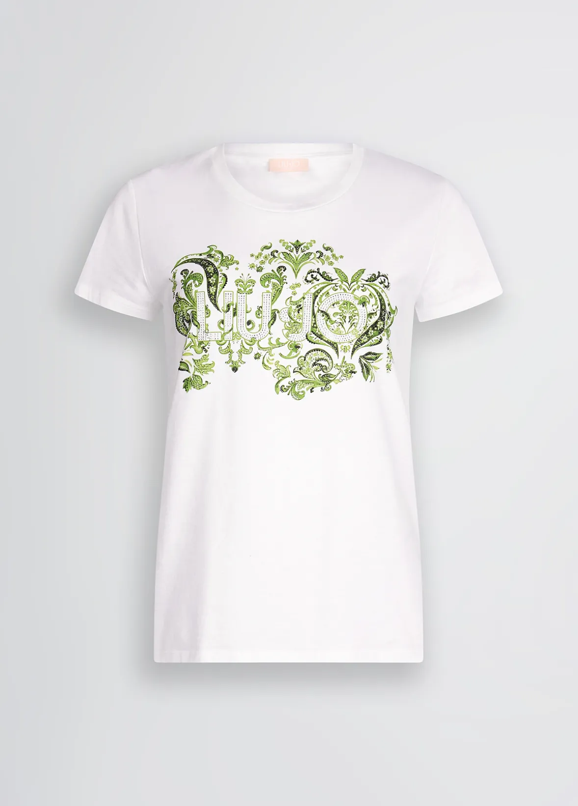 T-shirt con stampa floreale