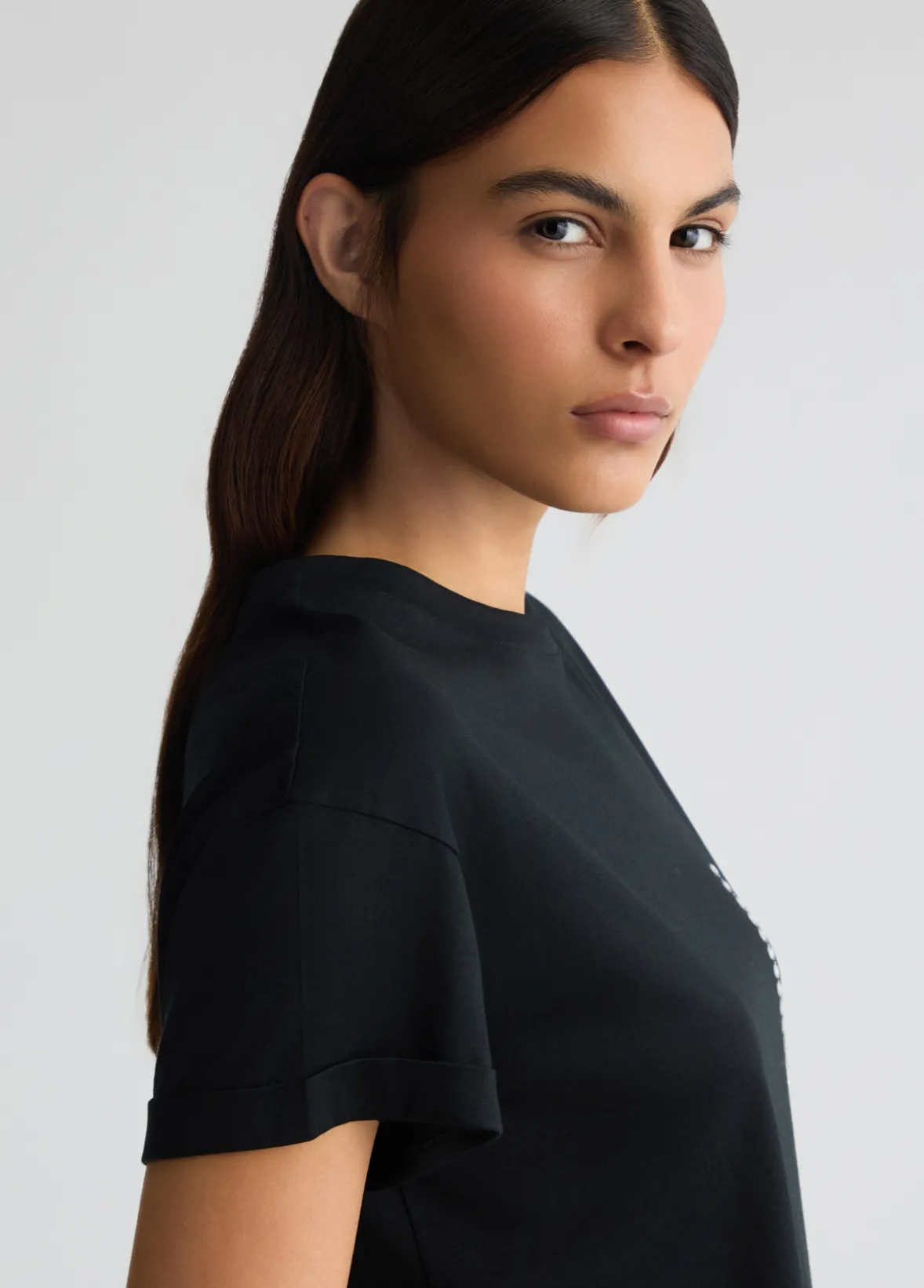 T-shirt con strass