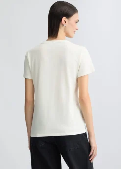 T-shirt con strass
