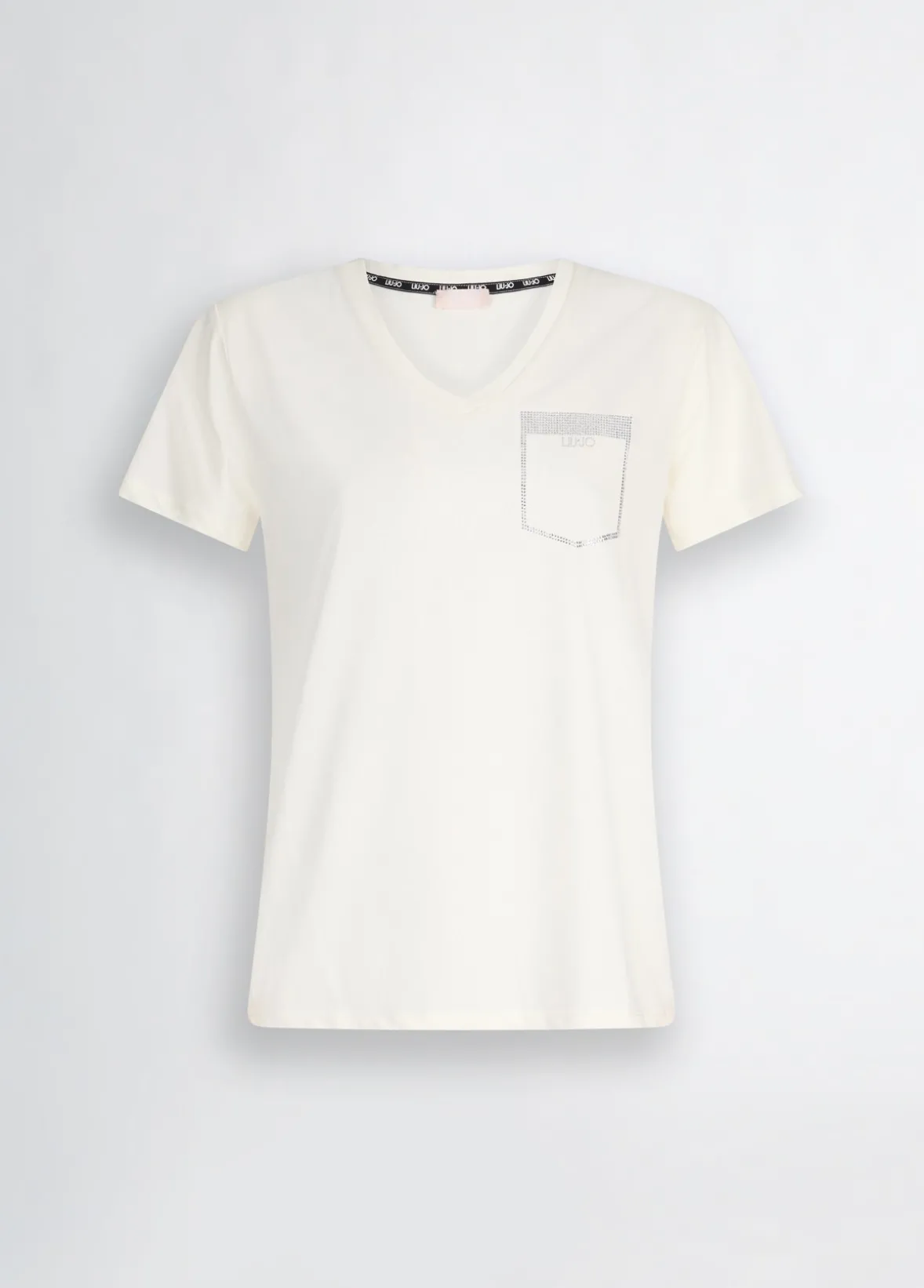 T-shirt con strass