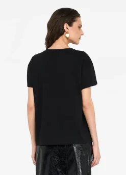 T-shirt con strass