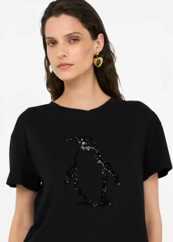 T-shirt con strass