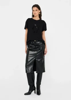 T-shirt con strass