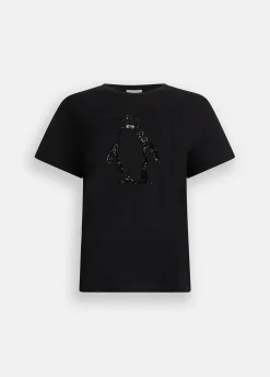 T-shirt con strass