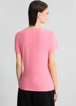 T-shirt con strass