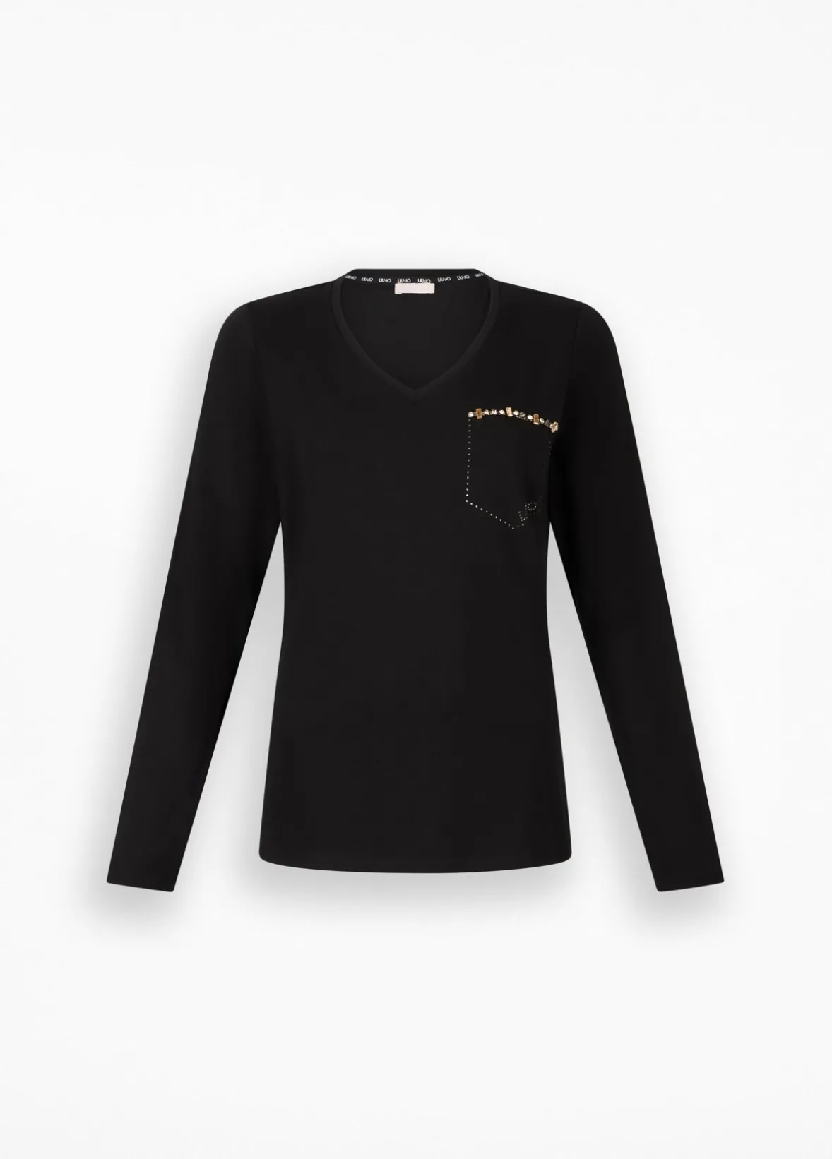 T-shirt con strass
