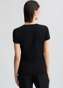 T-shirt con strass