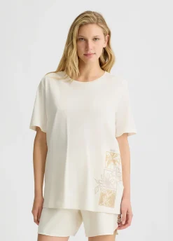 T-shirt con strass