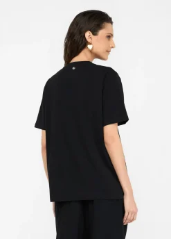 T-shirt con strass