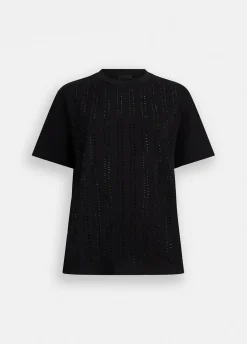T-shirt con strass