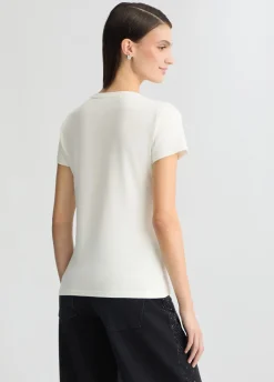 T-shirt con strass