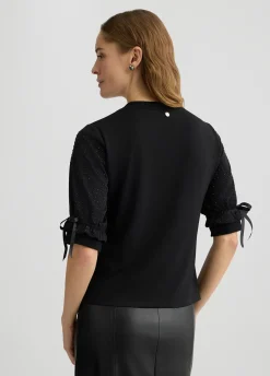 T-shirt con strass