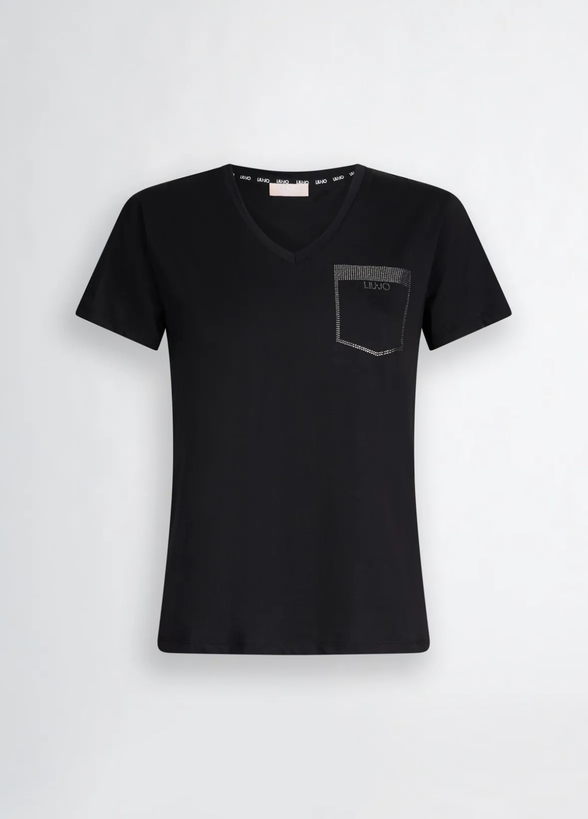 T-shirt con strass