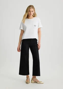 T-shirt con strass