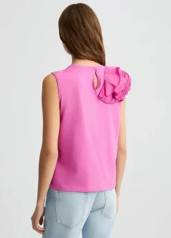 T-shirt con volant
