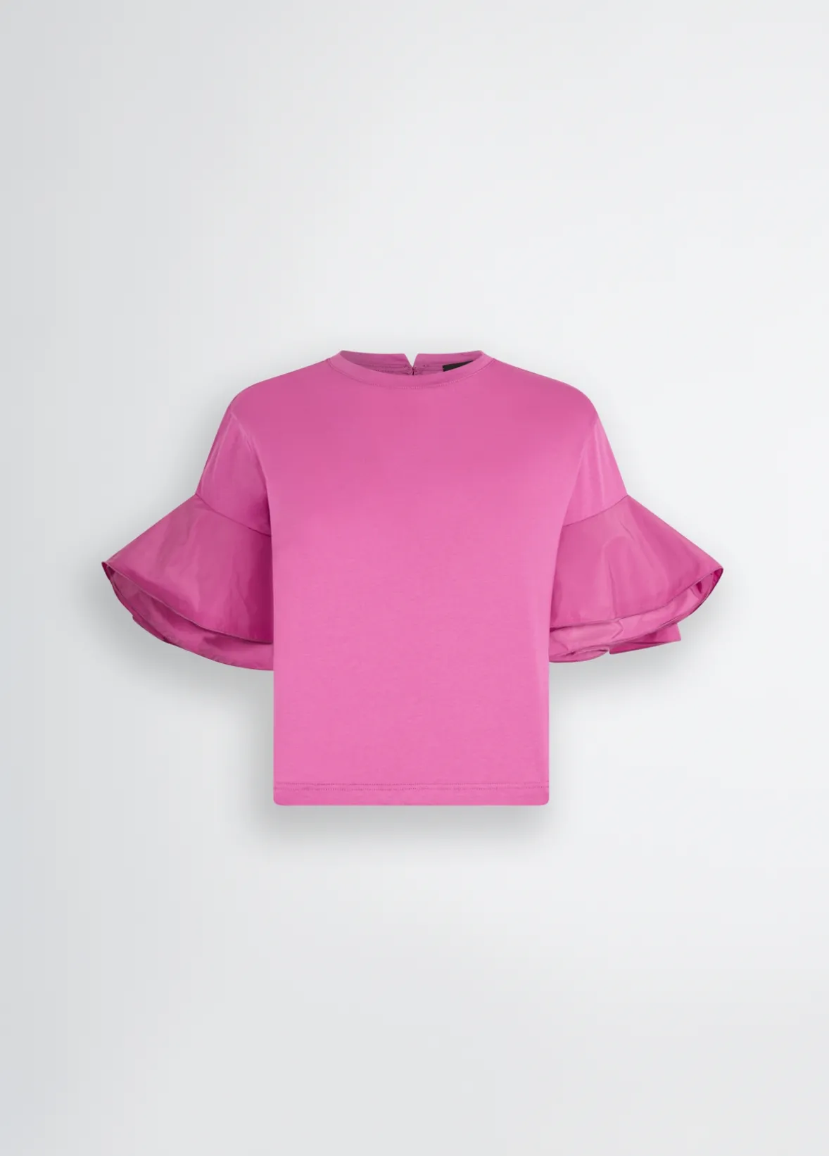 T-shirt con volant