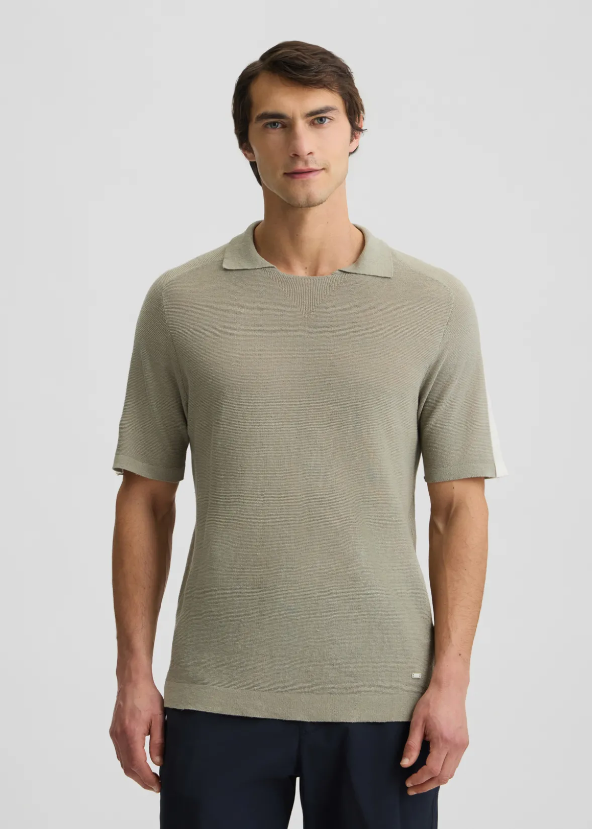 T-shirt da uomo color salvia
