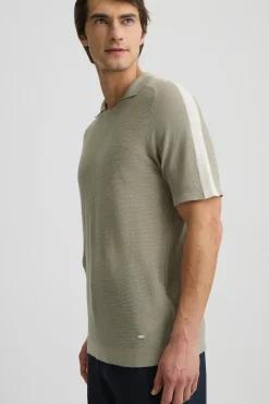 T-shirt da uomo color salvia