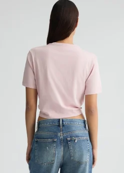 T-shirt in cotone con logo
