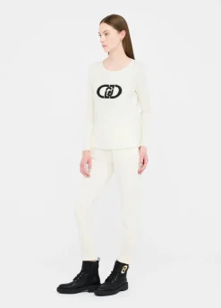 T-shirt in cotone con logo